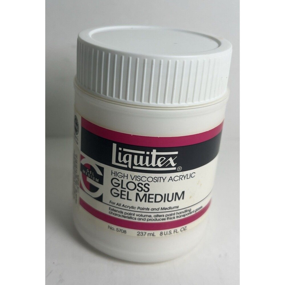 LIQUITEX High Viscosity Acrylic GLOSS GEL MEDIUM 8 fl. oz - UNOPENED